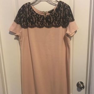 Blush Pink Shift Dress